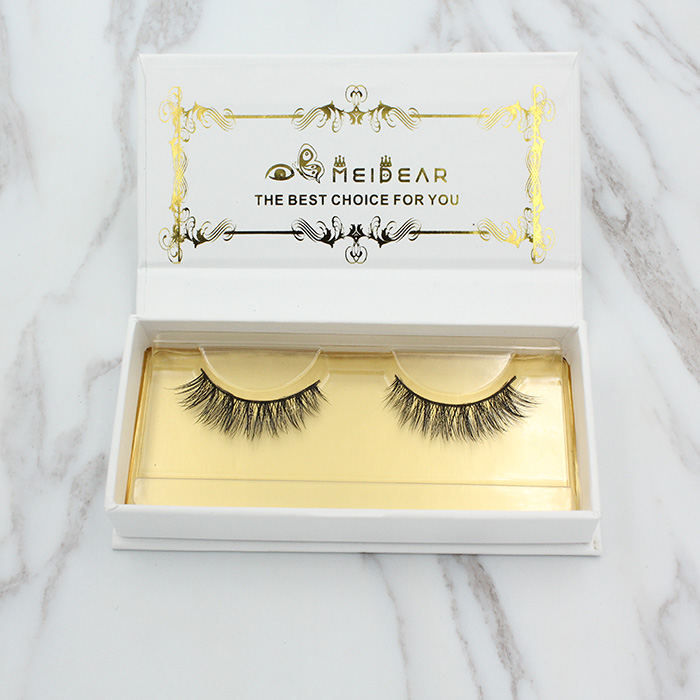 Private label Custom Eyelash Packaging Real mink fur lashes